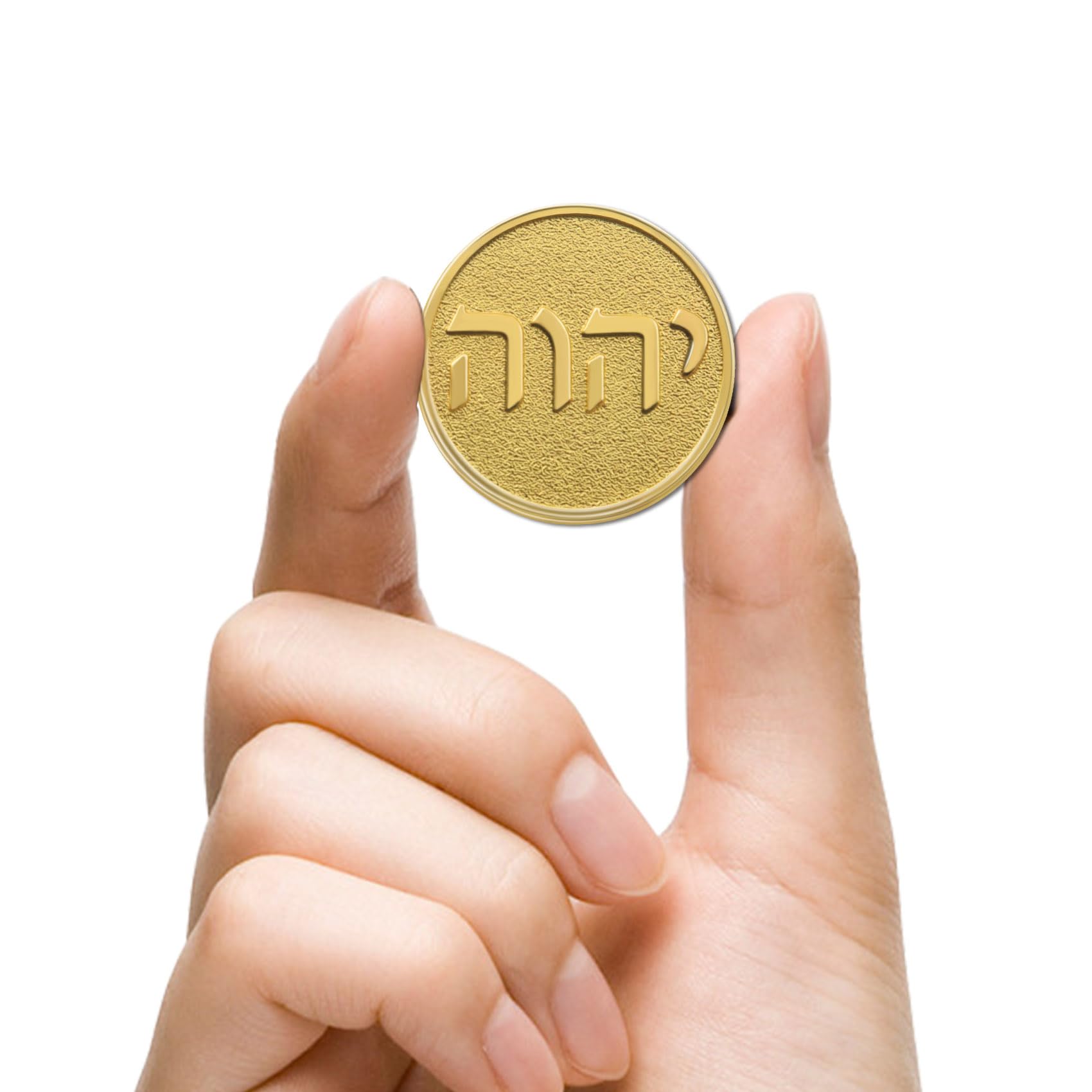 6/12/50/100 Pcs Round Gold Jw.org Enamel Lapel Pin (1 in)-Tetragrammaton Jehovah Witness Hebrew Letters Religious Badge Pins - Image 4
